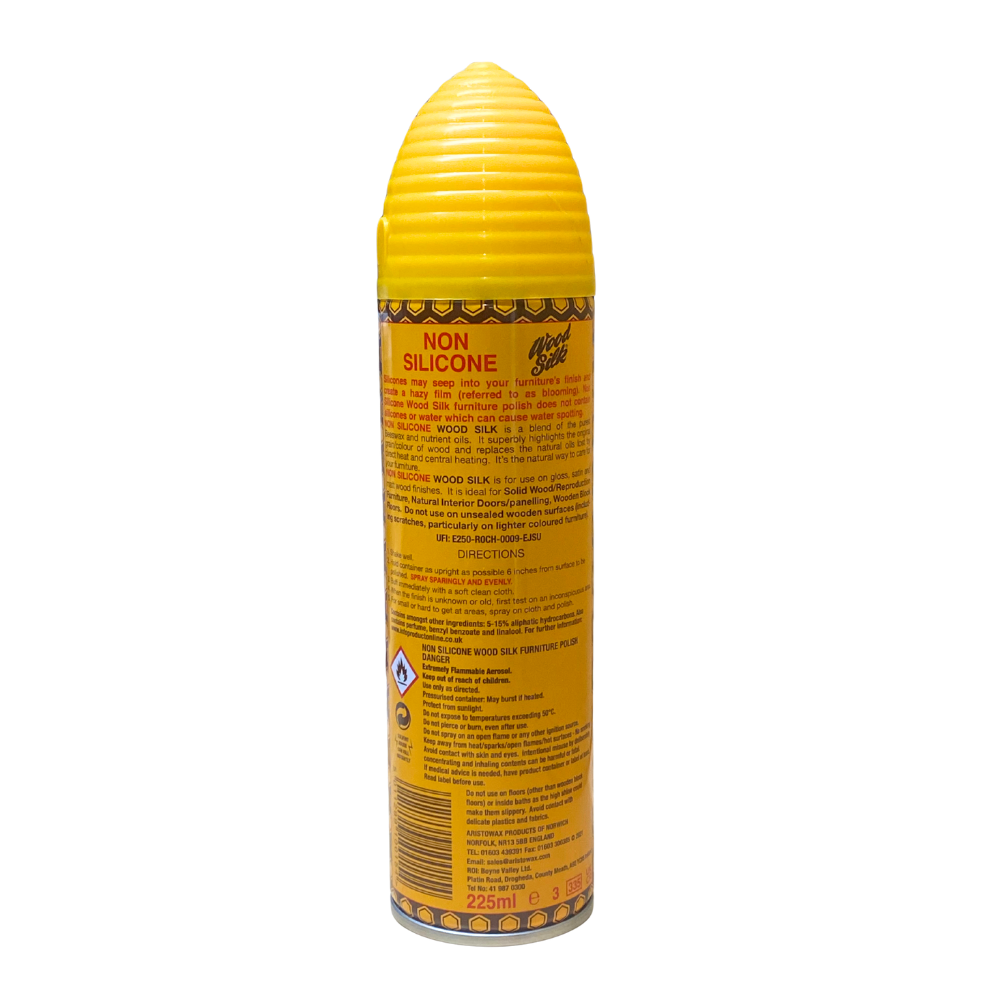 The Original Non-Silicone Wood Silk Furniture Polish – 225ml