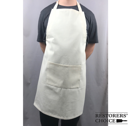 Natural Heavy Duty 100% Cotton Apron With Pocket