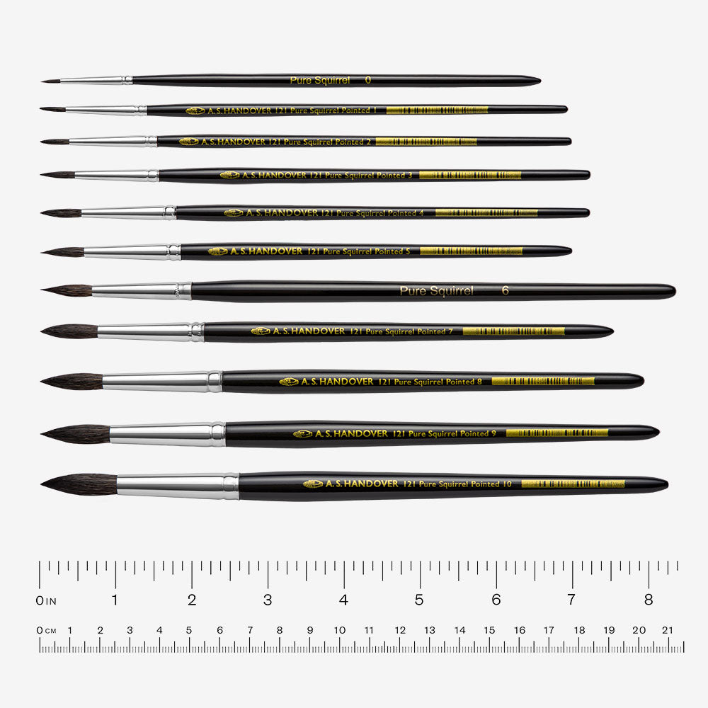 HANDOVER Pure Squirrel Hair Pointed Artist Brush